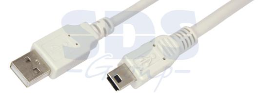 Шнур  mini USB (male) - USB-A (male)  3M  REXANT