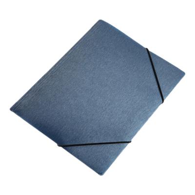 Папка на резинках SIMPLE, ф.А5, синий, материал PP, плотность 600 мкр