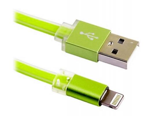 Кабель USB Blast BMC-211 зеленый (1м, iPhone/iPad/iPod. USB 2.0)