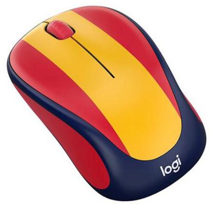 Мышь беспроводная Logitech Wireless Mouse M238 Fan Collection SPAIN 910-005401 рисунок USB