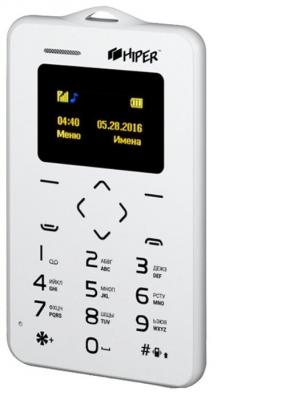 Телефон HIPER sPhone Card белый