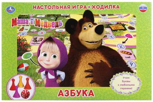 Настольная игра УМКА ходилка Маша и Медведь