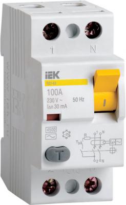 Выключатель дифференциального тока ИЭК 2п 32А/30 мА  УЗО MDV10-2-032-030