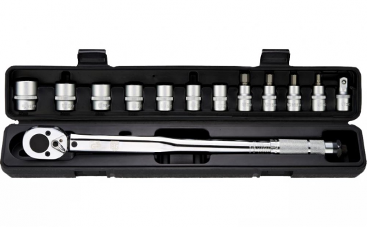 Ключ динамометрический BERGER BG-13STW  с набором головок 13пр. 1/2 28-210Нм