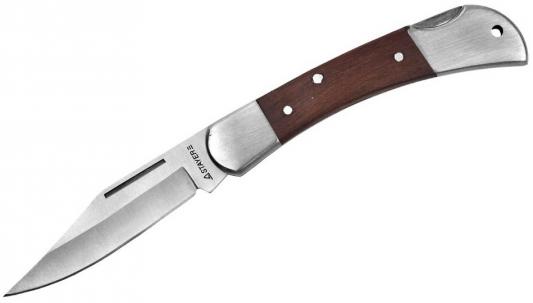 Нож STAYER 47620-1_z01  складной с деревянными вставками средний