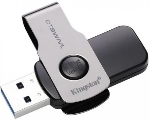 Флешка 16Gb Kingston DTSWIVL USB 3.0 черный
