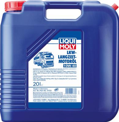 Cинтетическое моторное масло LiquiMoly LKW-Langzeit-Motoroil Basic 10W40 20 л 4733