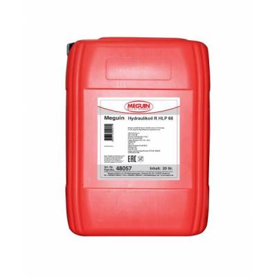 Минеральное гидравлическое масло Meguin Hydraulikoil R HLP 68 20 л 48057