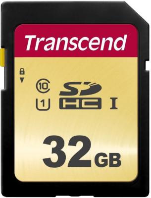 Фото - Флеш-накопитель Transcend Карта памяти Transcend 32GB UHS-I U1 SD card MLC карта памяти