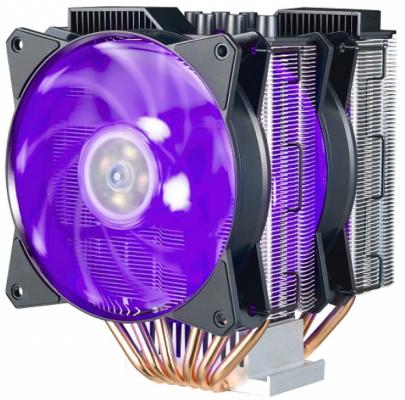 Cooler Master CPU Cooler MasterAir MA621P, 600-2400 RPM, 200W, RGB LED fan, RGB lighting controller, Full Socket + TR4 Support