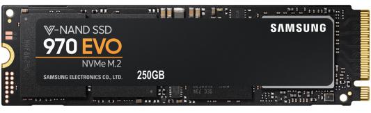 Твердотельный накопитель SSD M.2 250 Gb Samsung 970 EVO Read 3400Mb/s Write 1500Mb/s TLC (MZ-V7E250BW)