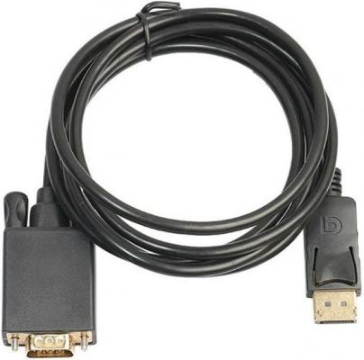Кабель VGA DisplayPort 1.8м VCOM Telecom CG607-1.8M круглый черный