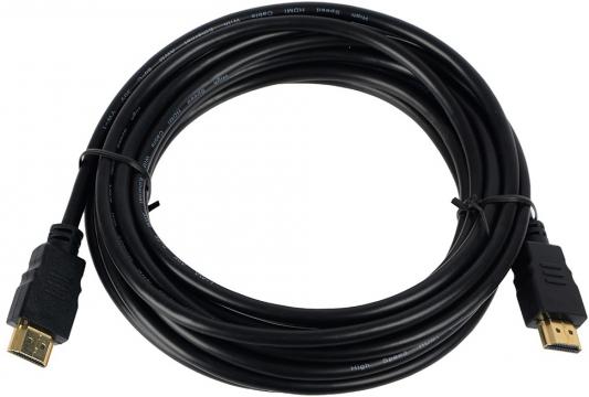 Кабель HDMI 5м CBR CB 240-5.0 круглый черный