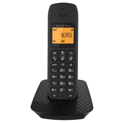 Телефон DECT ALCATEL E132 BLACK АОН, Caller ID 10, 10 мелодий, Спикерфон