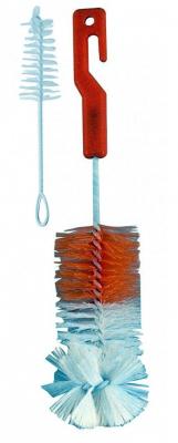 Ершик для мытья бутылочек и сосок Canpol арт. 2/413, цвет красный, форма крючок