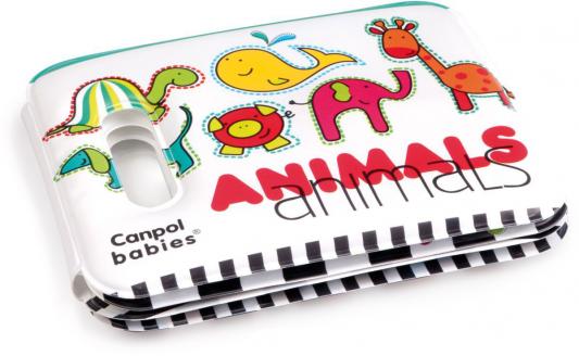 Книжка мягкая с пищалкой Canpol Colourful animals арт. 74/009, 6+