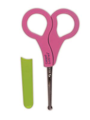 Ножницы безопасные в чехле Canpol арт. 2/809 цвет розовый