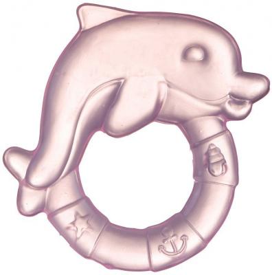Прорезыватель водный Canpol Дельфин розовый с рождения охлаждающий 2/221