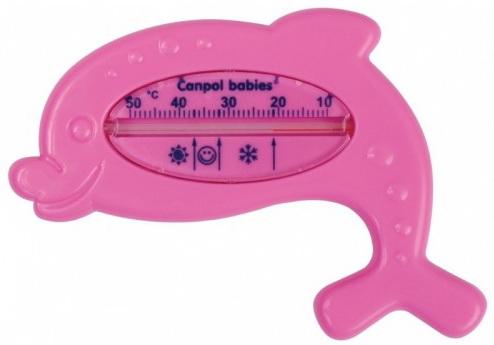 Термометр для ванны Canpol "Дельфин" арт. 2/782 цвет красный