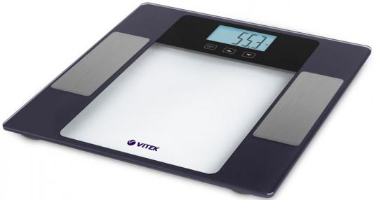 1987(VT) Весы напольные VITEKМаксимальный вес 180 кг / 100г.С функцией диагностика 8 в 1.
