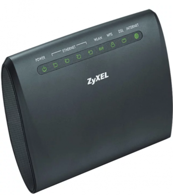 Модем ADSL Zyxel AMG1302-T11C-EU01V1F 802.11bgn 2.4 ГГц 4xLAN черный белый