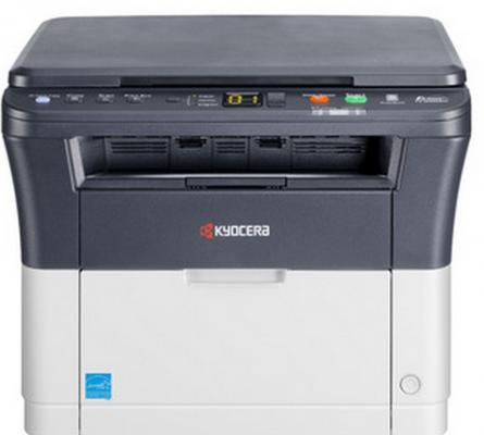 Многофункциональное устройство KYOCERA Лазерный копир-принтер-сканер Kyocera FS-1020MFP (А4, 20 ppm, 1200dpi, 25-400%, 64Mb, USB, цв. сканер, крышка, пуск. комплект) продажа только с доп. тонером TK-1110