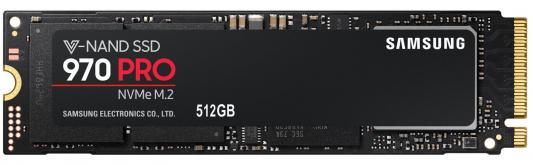 Твердотельный накопитель SSD M.2 512 Gb Samsung 970 PRO NVMe Read 3500Mb/s Write 2300Mb/s MLC MZ-V7P512BW