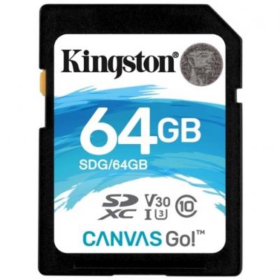 SecureDigital 64Gb Kingston SDG/64GB {SDXC Class 10, UHS-I U3}