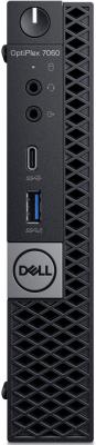 Dell Optiplex 7060 Micro  Core i7-8700T (2,4GHz)8GB (1x8GB) DDR4256GB SSDIntel UHD 630W10 ProvPro, TPM3 years NBD