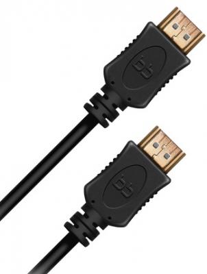 Кабель HDMI 1.5м BB-Mobile BB-HC-15-01 круглый черный