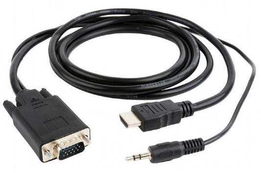 Кабель HDMI 1.8м Cablexpert A-HDMI-VGA-03-6 круглый черный аксессуар palmexx hdmi vga px hdmi vga