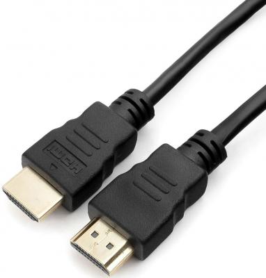Кабель HDMI 1м Гарнизон GCC-HDMI-1М круглый черный кабель hdmi 1м perfeo h1301 плоский черный