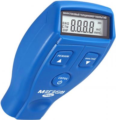 Толщиномер покрытий МЕГЕОН 19200  Диапазон измерени: 0-1.8 мм Погрешность ± 0,03 мм