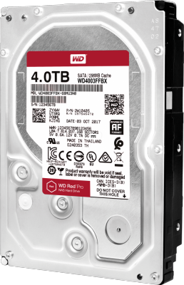 Жесткий диск 3.5" 4 Tb 7200rpm 256Mb cache Western Digital WD4003FFBX SATA III 6 Gb/s