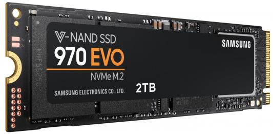 Твердотельный накопитель SSD M.2 2 Tb Samsung 970 EVO Read 3500Mb/s Write 2500Mb/s 3D NAND TLC (MZ-V7E2T0BW)