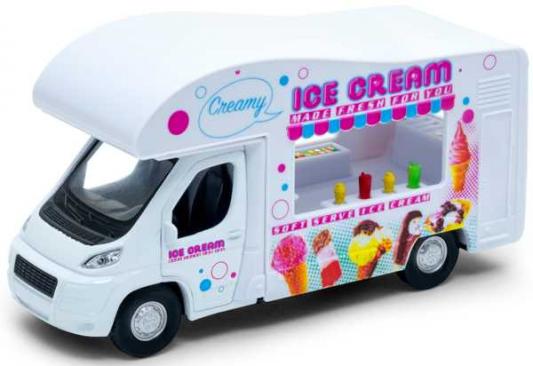 Автомобиль Welly Ice cream Van белый 92659