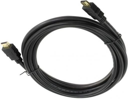 Кабель HDMI 3м AOpen ACG711-3M круглый черный