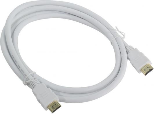 Кабель HDMI 1.8м AOpen ACG711W-1.8M круглый белый