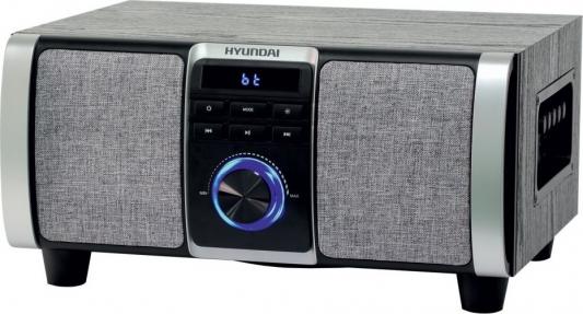 Минисистема Hyundai H-MAC120 серый 60Вт/FM/USB/BT/SD/MMC