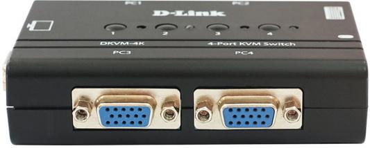 Переключатель D-Link Pro Connect  4 port KVM