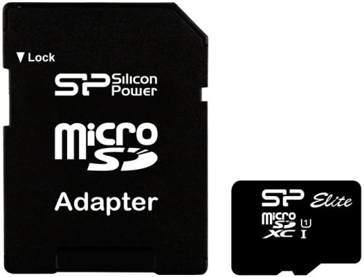 Флеш карта microSDXC 64Gb Class10 Silicon Power SP064GBSTXBU1V10 w/o adapter
