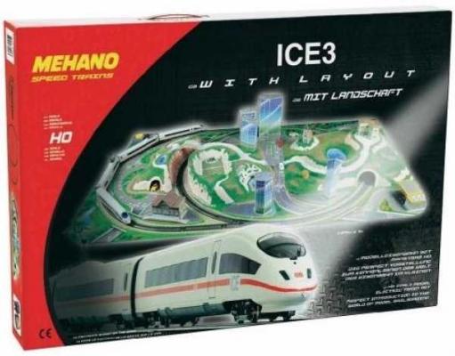 Железная дорога MEHANO Ice 3 с ландшафтом (Сапсан) с 3-х лет T737
