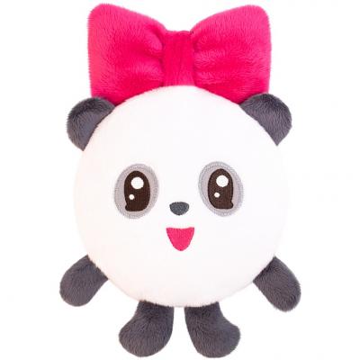 Мягкая игрушка-грелка панда МЯКИШИ Малышарики Пандочка плюш синтепух 25 см