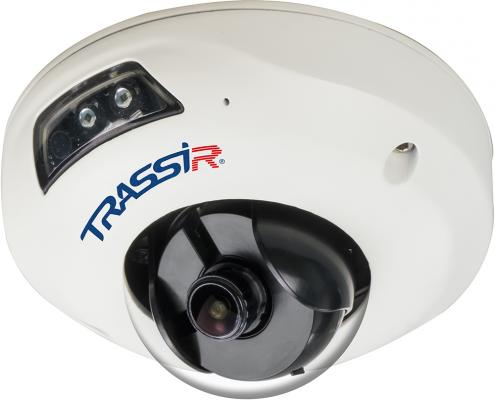 Камера IP Trassir TR-D4111IR1 CMOS 1/3" 2.8 мм 1280 x 960 H.264 RJ-45 PoE белый