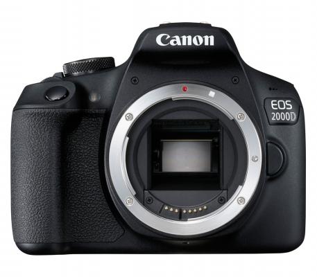 Зеркальный Фотоаппарат Canon EOS 2000D KIT черный 24.1Mpix 18-55mm f/3.5-5.6 IS II 3" 1080p Full HD SDXC Li-ion (с объективом)