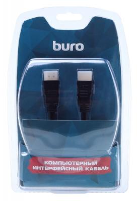 Кабель HDMI 5м BURO BHP RET HDMI50-2 круглый черный