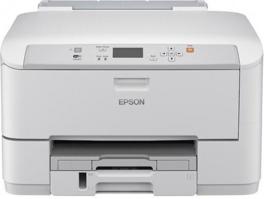 Принтер струйный Epson WorkForce Pro WF-M5190DW, ч/б, A4, белый C11CE38401