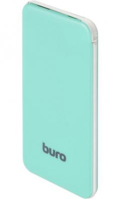 Мобильный аккумулятор Buro RCL-5000-GW Li-Pol 5000mAh 1A зеленый/белый 1xUSB