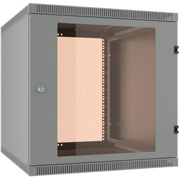 Шкаф 19" настенный 12U 600x520, дверь стекло-металл, серый, NT WALLBOX LIGHT 12-65 G