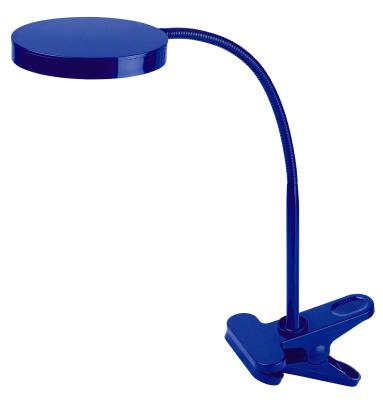 ЭРА Б0004479 Настольный светодиодный светильник NLED-435-4W-BU синий {на прищепке, цвет. температура 3000К}